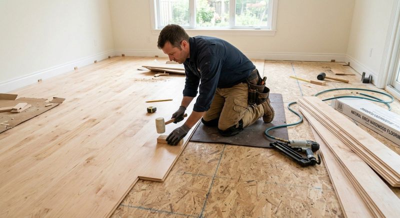 Birch Floor Installation