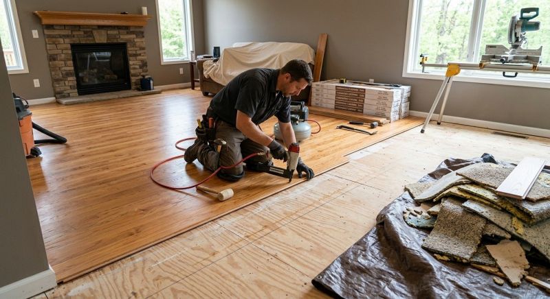Hardwood Floor Installation in Palmer Lake, CO