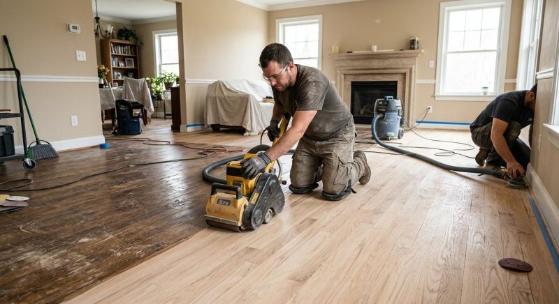 Hardwood Floor Renovation in Woodland Park, CO