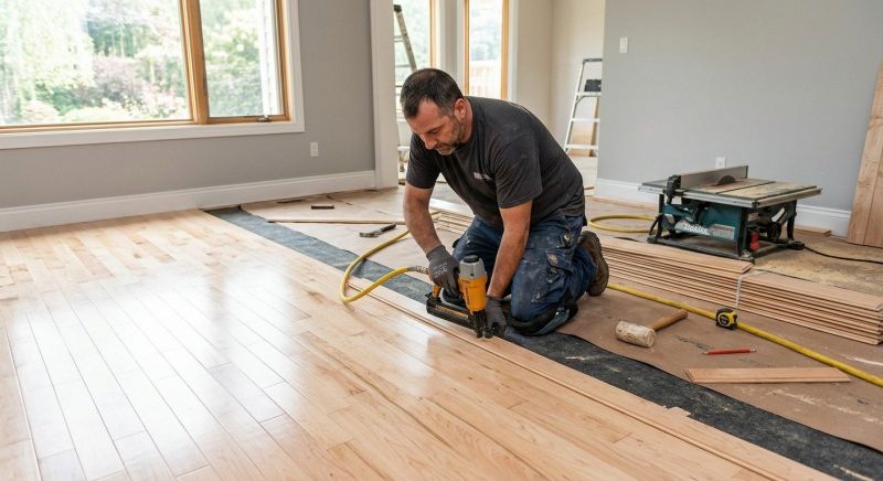 Maple Flooring Installation in Palmer Lake, CO