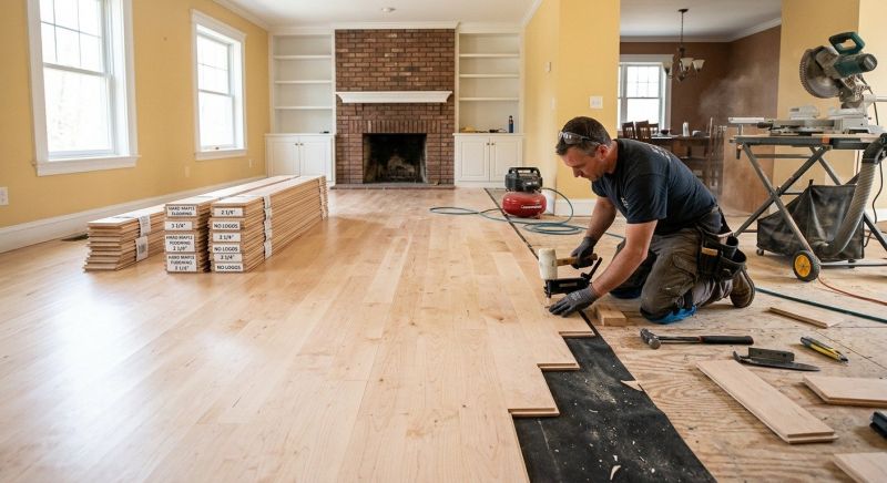 Maple Flooring Installation in Sedalia, CO