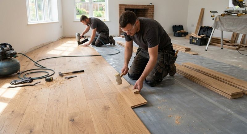 Oak Floor Installation in Florissant, CO