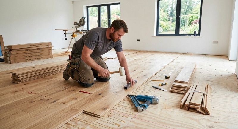 Oak Floor Installation in Palmer Lake, CO