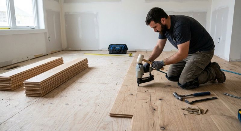 Oak Floor Installation in Sedalia, CO