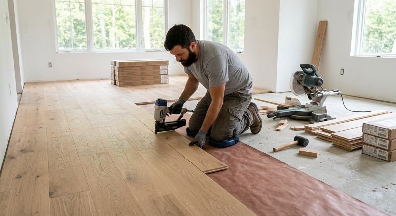 Oak Floor Installation in Sedalia, CO