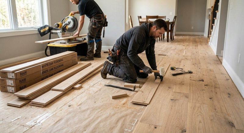 Oak Floor Installation in Teller County, CO