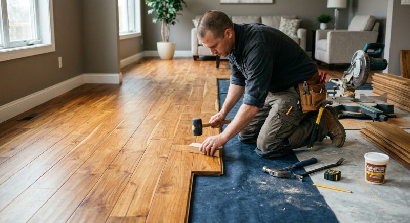 Teak Flooring Installation in Woodland Park, CO