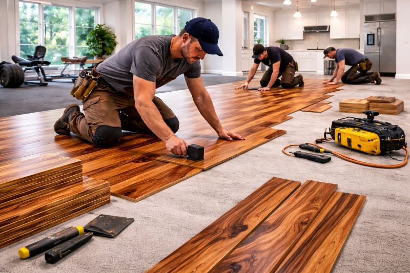 Teak Flooring Installation in Woodland Park, CO