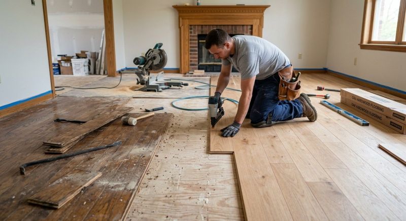 Wood Floor Replacement in Sedalia, CO